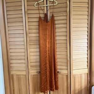 NWOT Whimsy & Row Rust Slip Dress